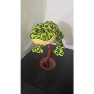 Ganz Webkinz Bullfrog Plush Stuffed Green Frog Animal HM114 NO CODE